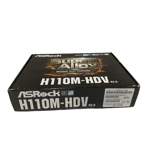 ASRock MB 1151 H110M-HDV 3.0 (D,HDMI,USB3) - Picture 2 of 11